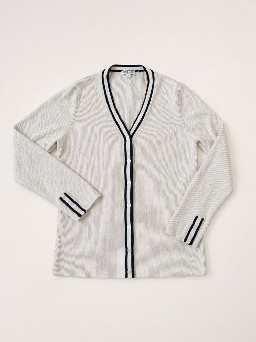 Vintage Pendleton Silk-Blend Cream Cardigan
